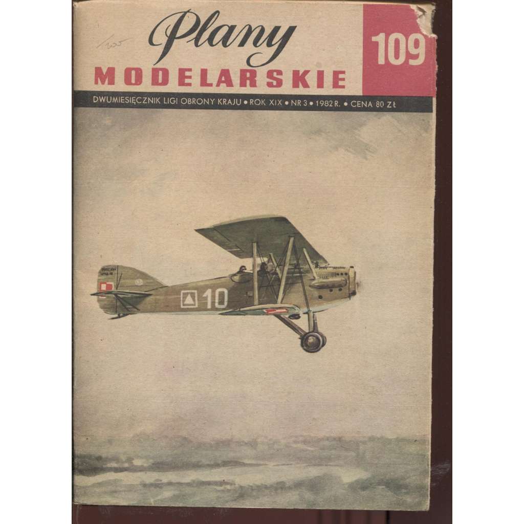 Plany modelarskie, ročník XIX., číslo 109/1982 (Modelářské plány)