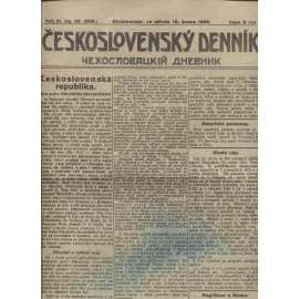 Československý denník roč. III, č. 38. Divizionnaja, 1920 (LEGIE, RUSKO, LEGIONÁŘI)