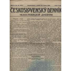 Československý denník roč. III, č. 42. Divizionnaja, 1920 (LEGIE, RUSKO, LEGIONÁŘI)