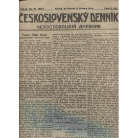Československý denník roč. III, č. 52. Chilok, 1920 (LEGIE, RUSKO, LEGIONÁŘI)
