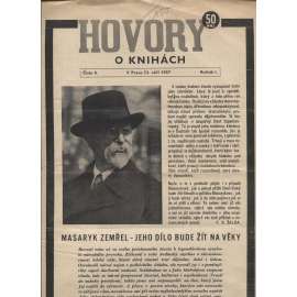 Hovory o knihách, ročník I., číslo 8/1937