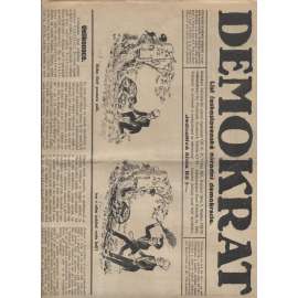 Demokrat, ročník XI., číslo 14.-15./1929 (noviny 1. republika)