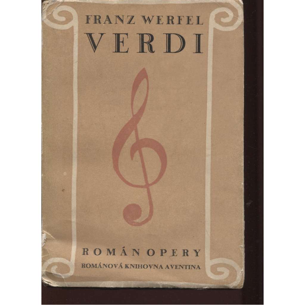 Verdi (Román opery) - obálka Josef Čapek