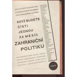 Zahraniční politika (reklamní brožura pro odběratele Zahraniční politiky)