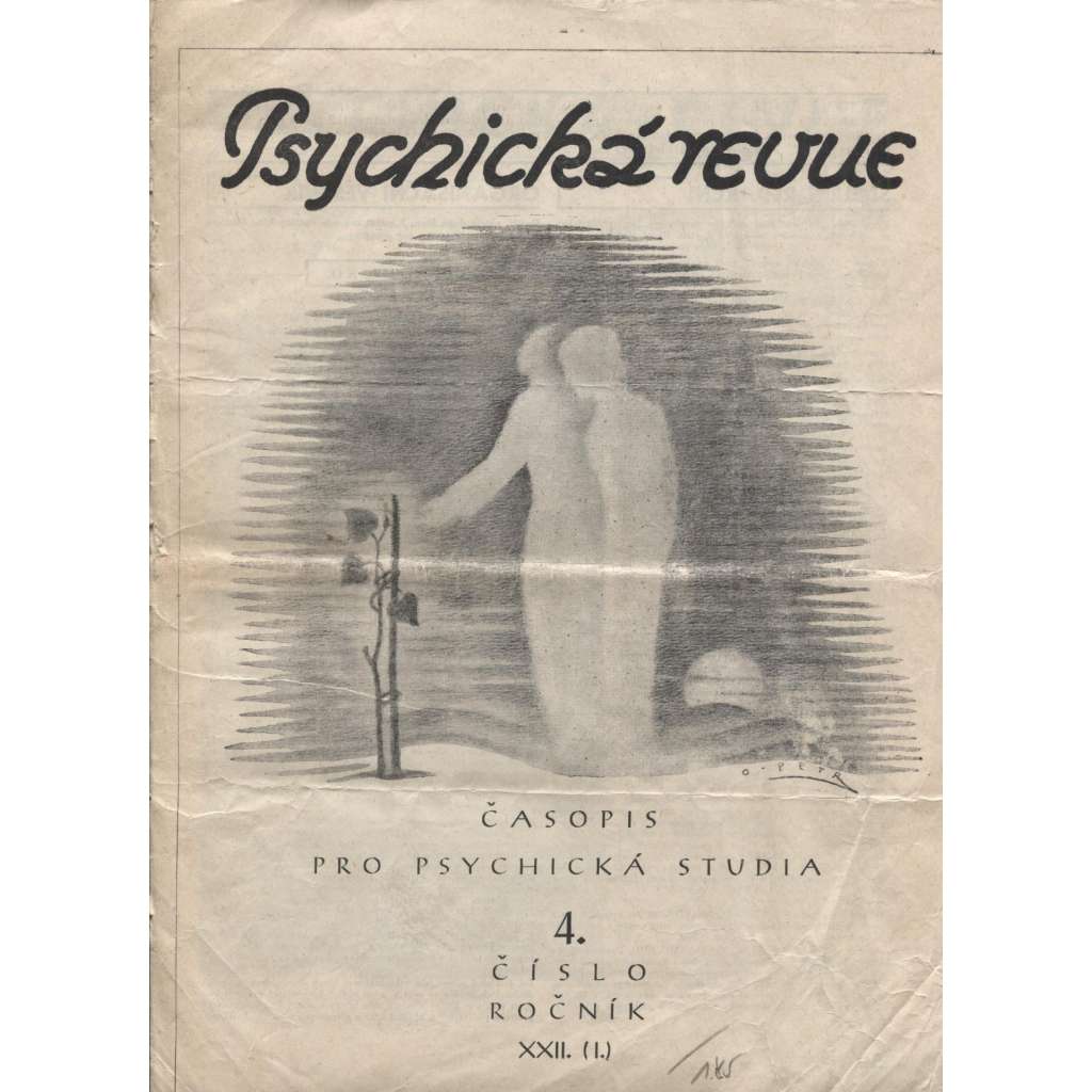 Psychická revue, ročník XXII., číslo 4/1946. Časopis pro psychická studia