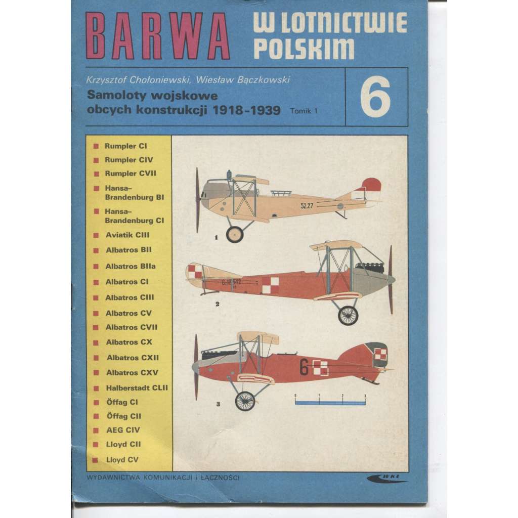 Barwa w lotnictwie Polskim 5. (text polsky, letadla)
