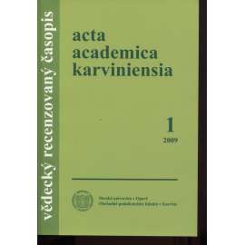 Acta academica karviniensia 1/2009