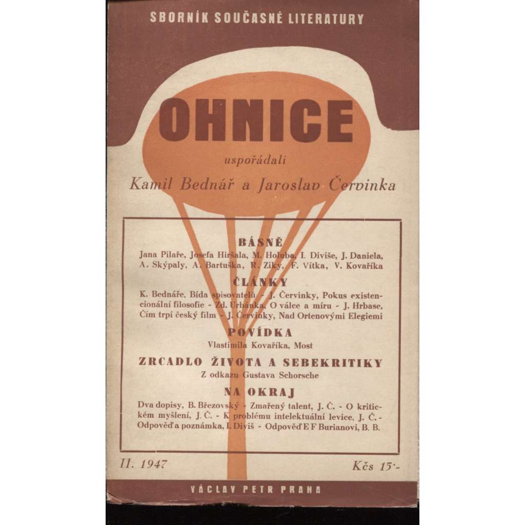 Ohnice. Sborník současné literatury II./1947