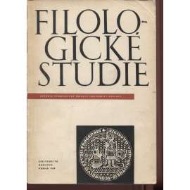 Filologické studie I.