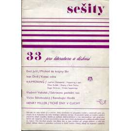 Sešity pro literaturu a diskusi 33 – září 1969 Sešity pro literaturu a diskusi 33 – září 1969