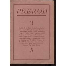 Přerod, číslo 5., ročník II./1924 (Kulturní měsíčník Čsl. obce legionářské) - legie