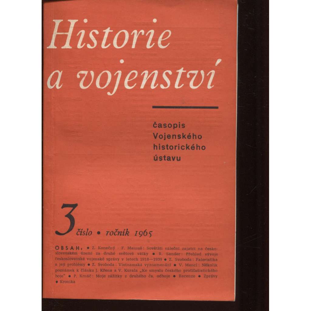 Historie a vojenství 3/1965
