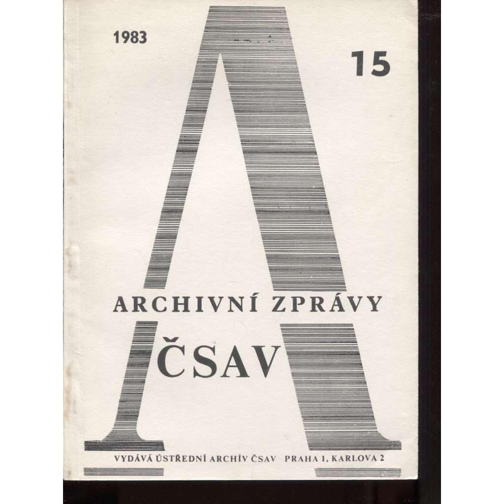 Archivní zprávy ČSAV, 15/1983