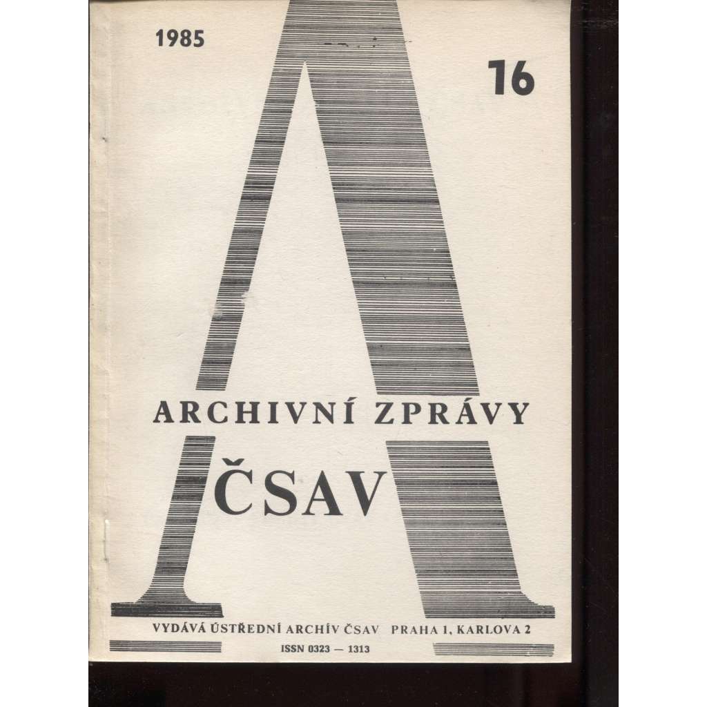 Archivní zprávy ČSAV, 16/1985