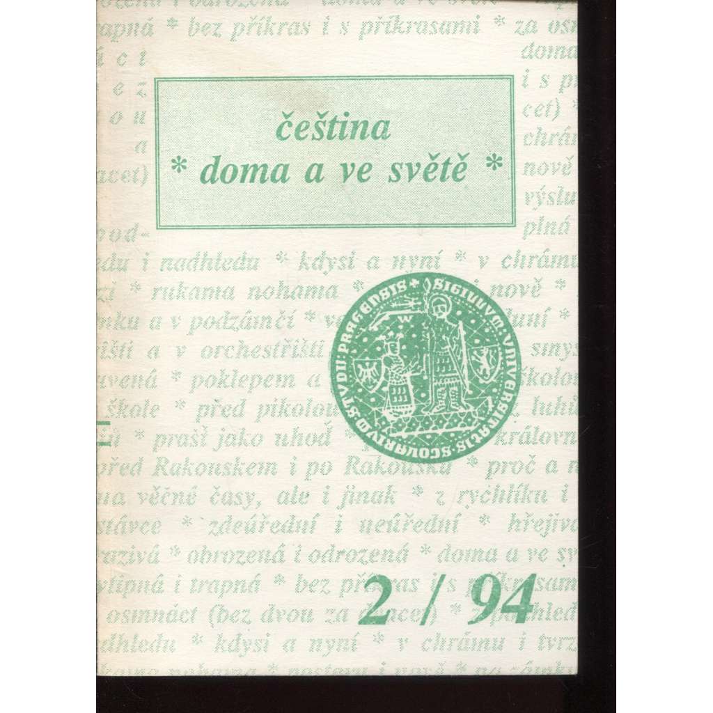 Čeština doma a ve světě, 2/1994