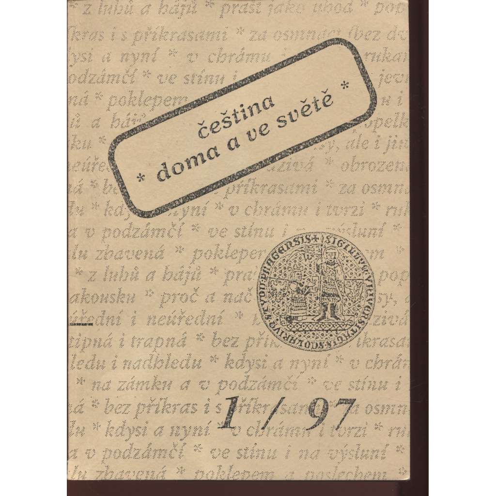 Čeština doma a ve světě, 1/1997