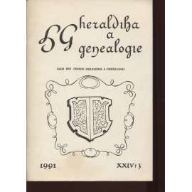 Heraldika a genealogie, roč. XXIV., č. 3/1991