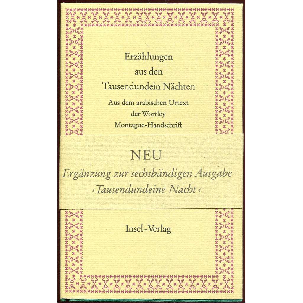 Erzählungen aus den Tausendundein Nächten ["Příběhy z Tisíce a jedné noci"; Tisíc a jedna noc; pohádky]