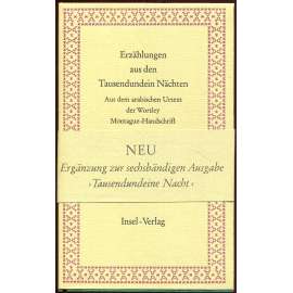 Erzählungen aus den Tausendundein Nächten ["Příběhy z Tisíce a jedné noci"; Tisíc a jedna noc; pohádky]