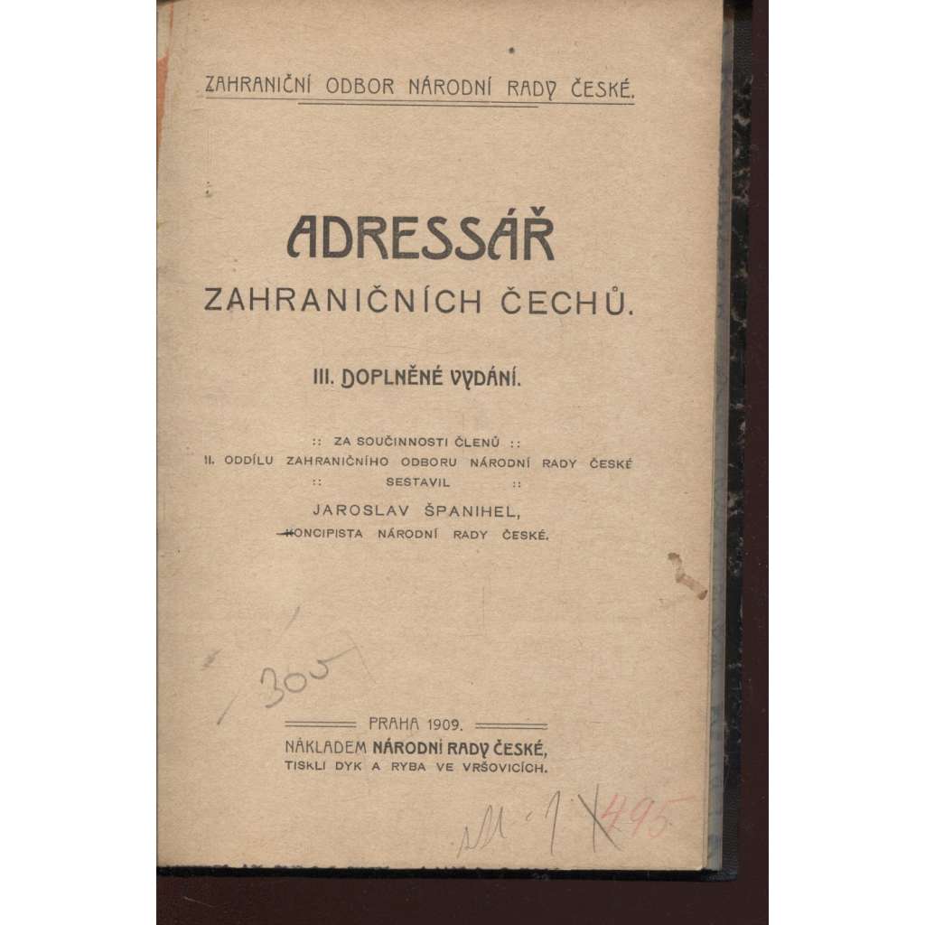 Adressář zahraničních Čechů (Adresář zahraničních Čechů) / O české řeči úřední