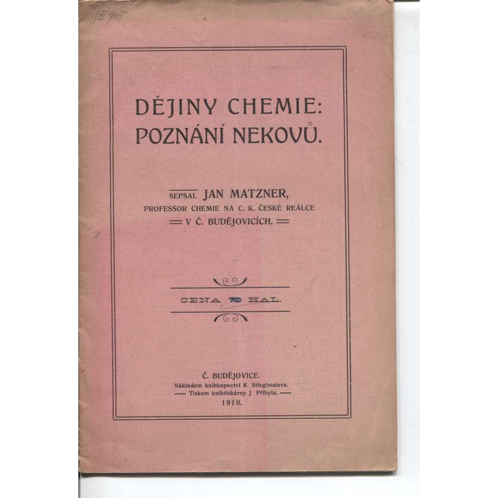 Dějiny chemie: poznání nekovů