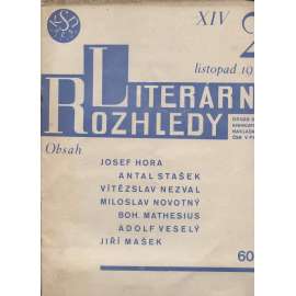 Literární rozhledy, ročník XIV., číslo 2/1929