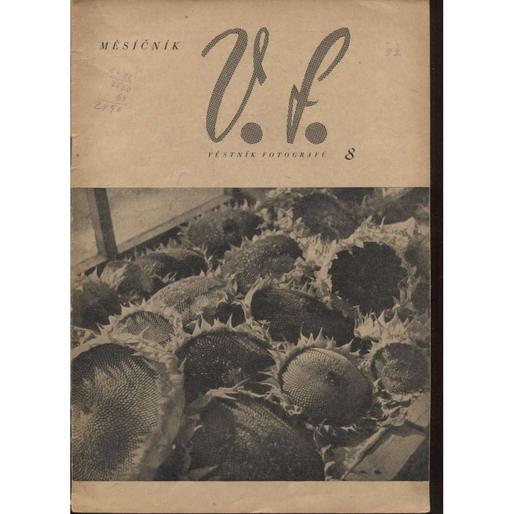 Měsíčník V. F., ročník XXIII., číslo 8/1946 (Věstník fotografů)