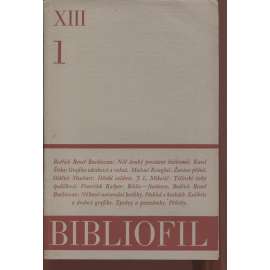 Bibliofil, ročník XIII., číslo 1.-10/1936. Časopis pro pěknou knihu a její úpravu (BEZ PŘÍLOH)