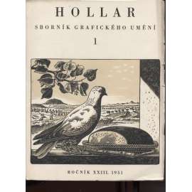HOLLAR - Sborník grafického umění - Ročník XXIII./1951 (přílohy)