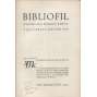 Bibliofil, ročník VIII., číslo 1.-10./1931. Časopis pro pěknou knihu a její úpravu (přílohy: Váchal, Galanda...)