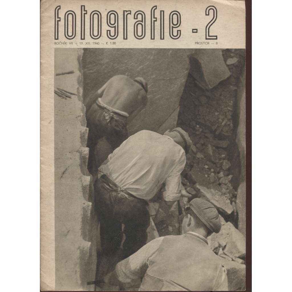 Časopis Fotografie, ročník VII., číslo 2/1940.