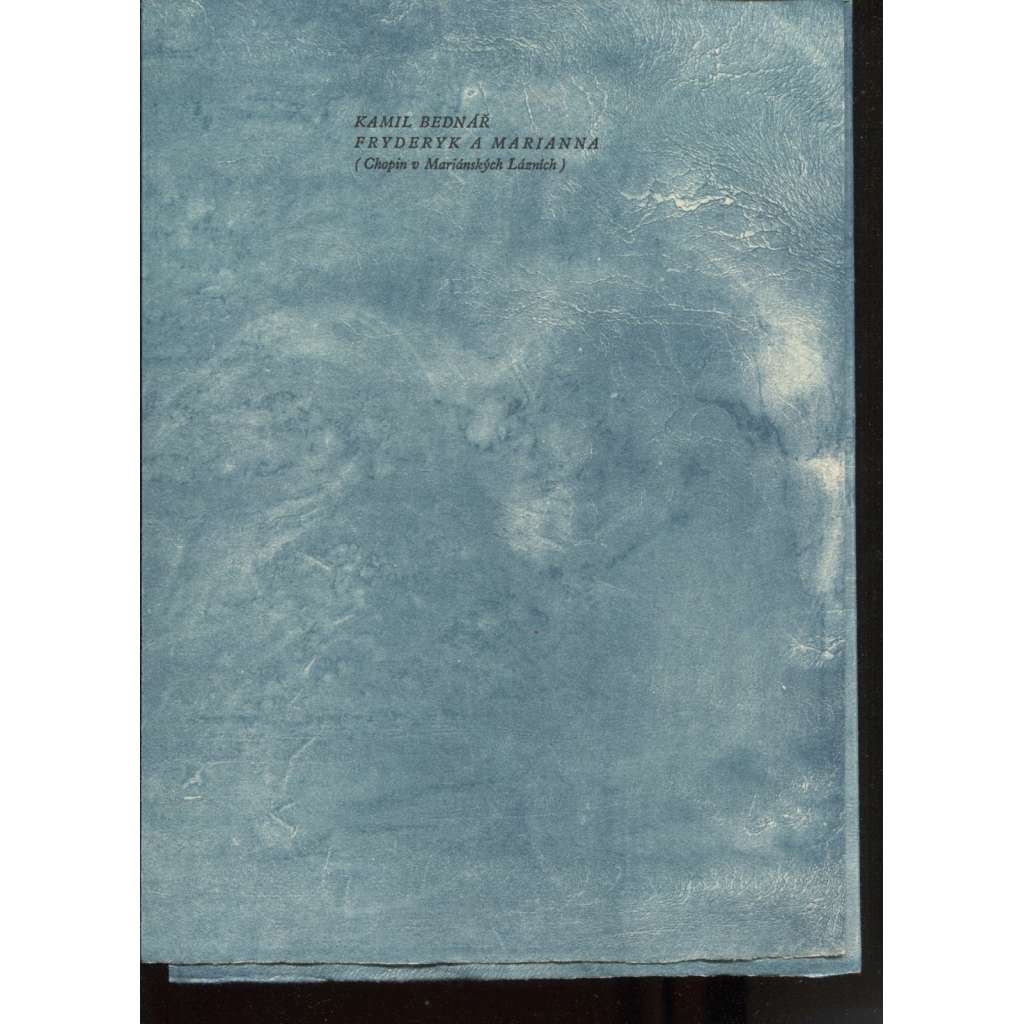 Fryderyk a Marianna (Chopin v Mariánských Lázních) - Barevná litografie, Vladimír Suchánek