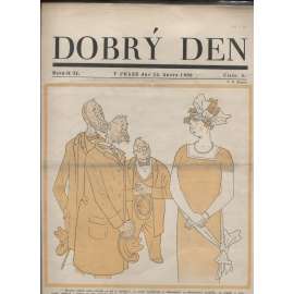 Dobrý den, ročník II./1928 (12 čísel časopisu) - obálky - V. H. Brunner, O. Mrkvička, A. Pelc, F. Muzika