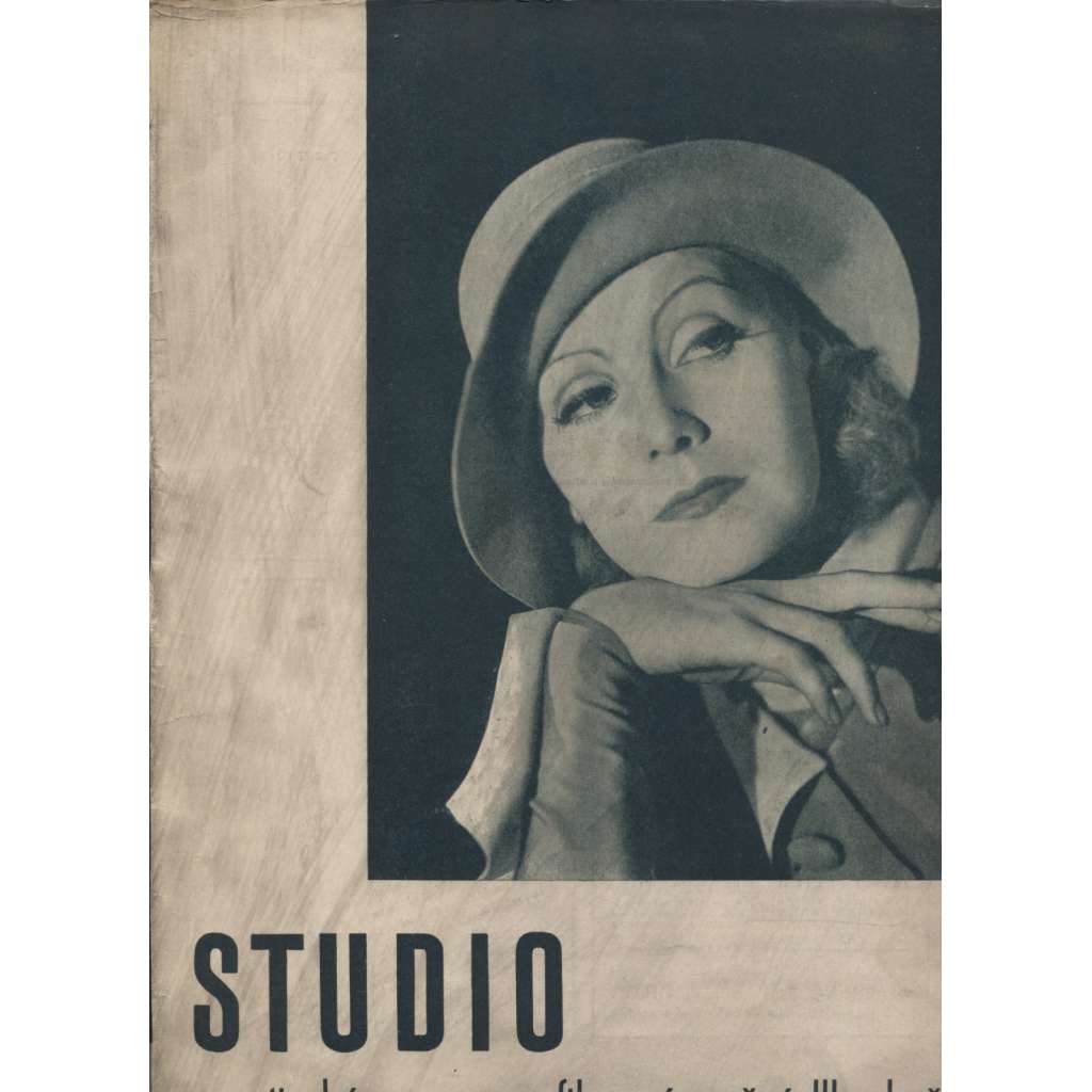 STUDIO 1929-1931. Aventinská revue pro filmové umění (konvolut časopisů, 13 kusů předních listů obálek)