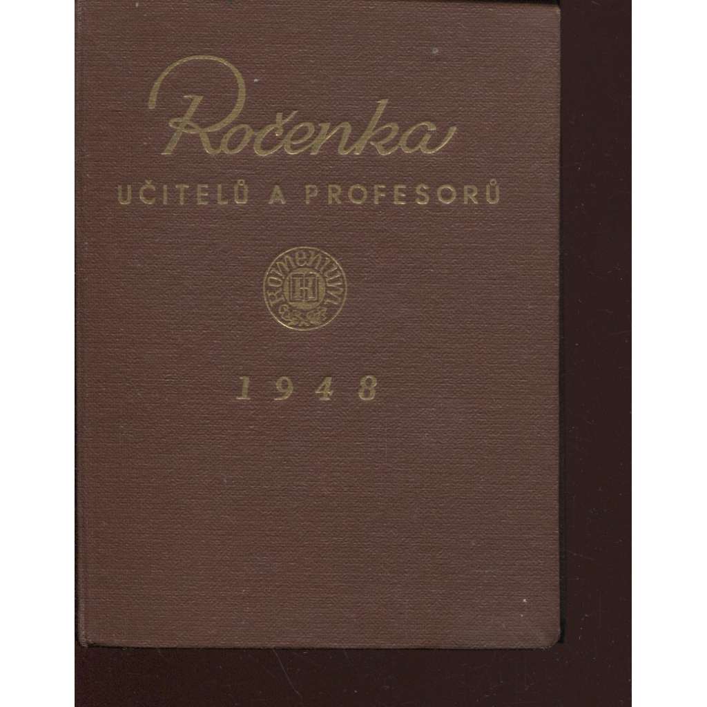 Ročenka učitelů a profesorů na rok 1948