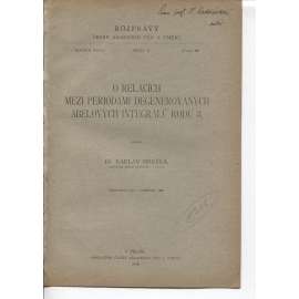 O relacích mezi periodami degenerovaných abelových integrálů rodu 3. (matematika, geometrie)