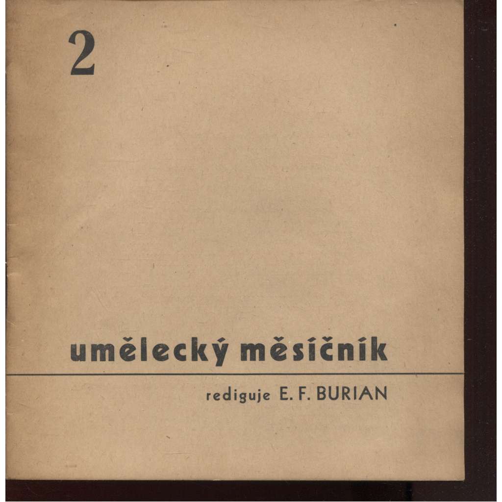 Umělecký měsíčník, ročník XIV., čísla 2.-10/1950-1951 (chybí 1. číslo) - divadlo