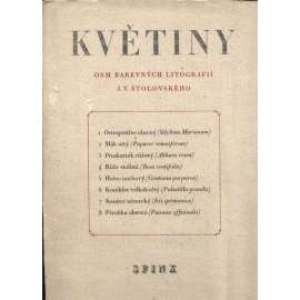 Květiny. 8 barevných litografií J. V. Štolovského (litografie, J. V. Štolovský)