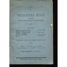 Theosofická revue, č. 6, roč. XI./1909. Časopis České společnosti theosofické