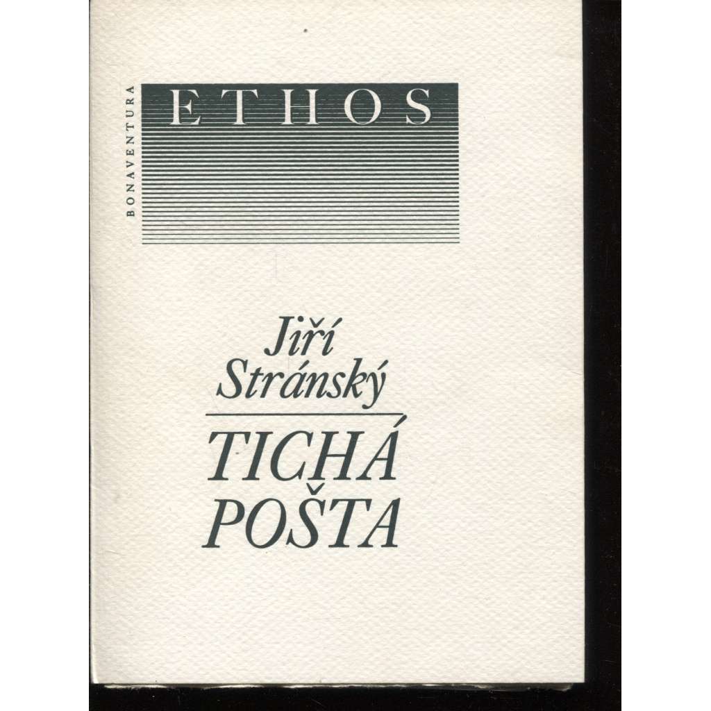 Tichá pošta (edice Ethos, dřevořezy Matěj Forman)