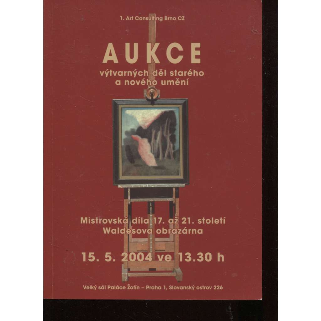 Aukce výtvarných děl starého a nového umění (aukční katalog, obrazy, umění)