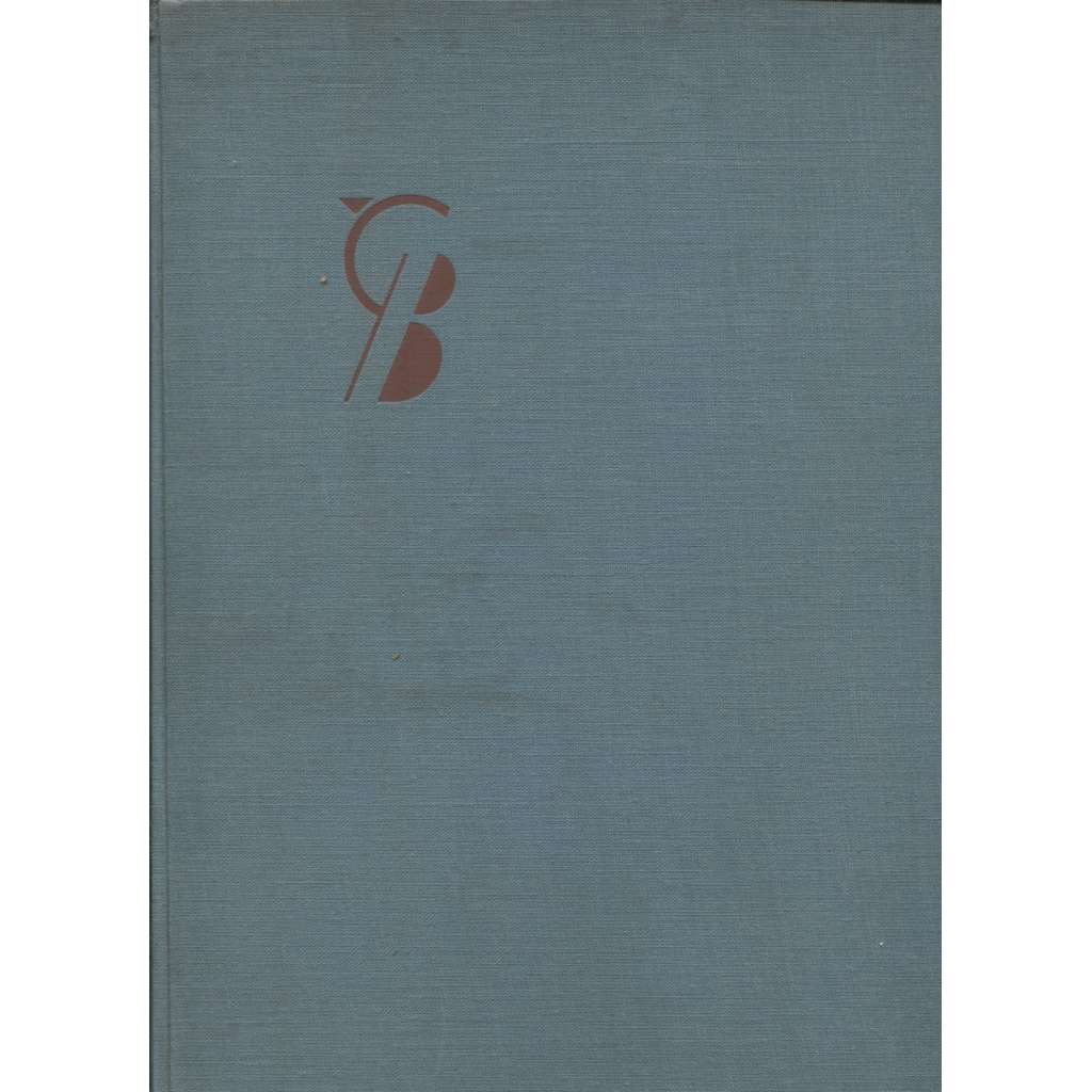 Český Bibliofil 1935, sborník, VII. ročník (typografie, litografické ilustrace Václav Mašek)