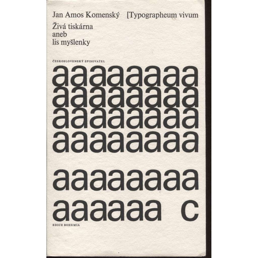 Typographeum vivum = Živá tiskárna, aneb, Lis myšlenky (4x barevná litografie Zdeněk Sklenář)