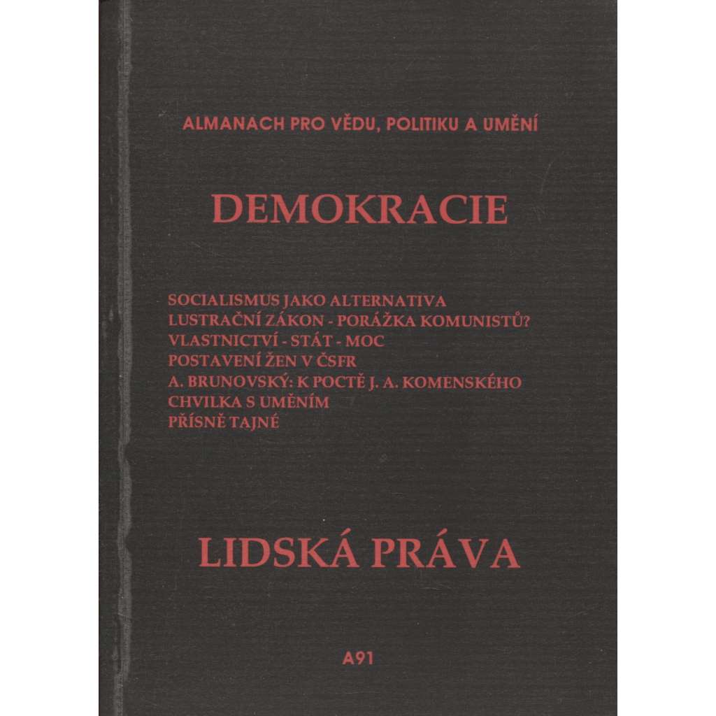 Demokracie, lidská práva (Almanach pro vědu, politiku a umění)