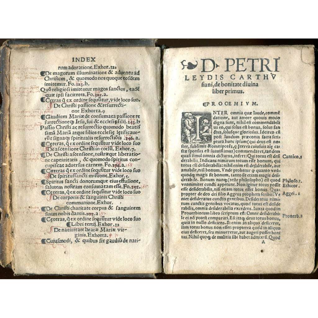 D. Petri Blomevennae [...] De bonitate diuina libri IIII. [De bonitate divina; teologie; kartuziáni; mystika; staré tisky]