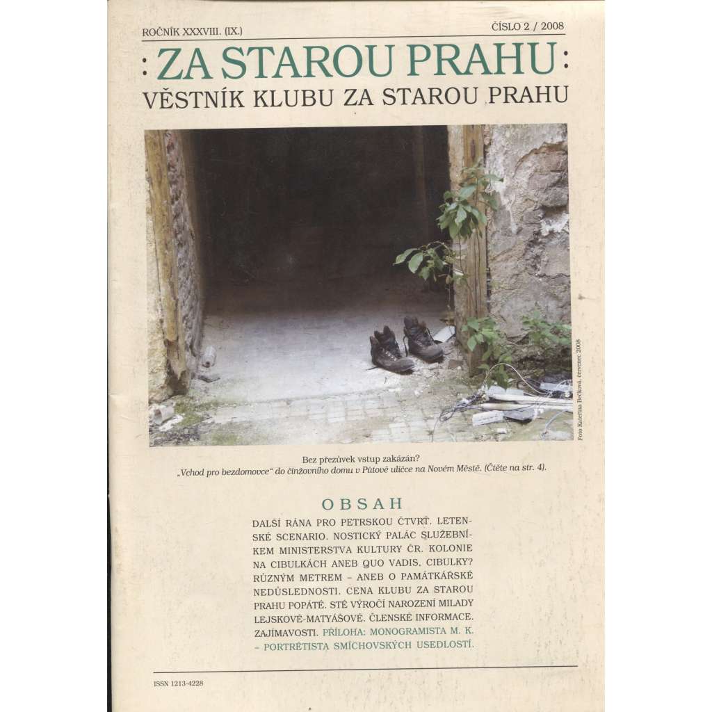 Za starou Prahu, ročník XXXVIII., číslo 2/2008 (Praha)