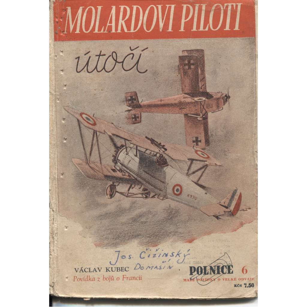 Molardovi piloti útočí (edice Polnice, obálka Zdeněk Burian)