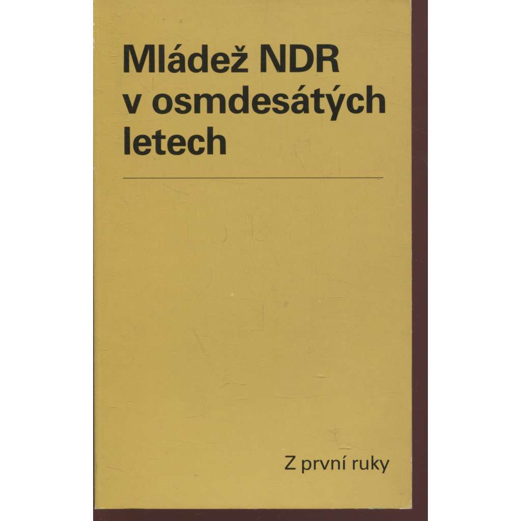 Mládež NDR v osmdesátých letech