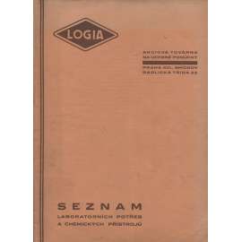 Seznam laboratorních potřeb a chemických přístrojů (přístroje a školní pomůcky)