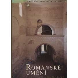 Románské umění v Čechách a na Moravě [Obsah: Přemyslovci, středověk, český stát, společnost, kultura a umění 9.-13.st., křesťanství; románská architektura, nástěnná, knižní malba, kostely, rotundy, umělecké řemeslo;mj.i Milevsko, Třebíč, Pražský hrad Říp]